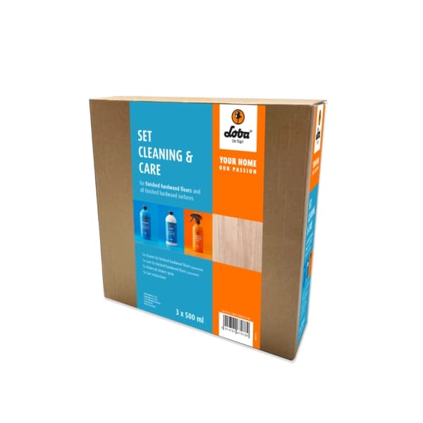 Tīrīšanas un kopšanas komplekts apstrādātām cietkoka grīdām